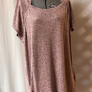 Maurices Hooded Top in Dust Rose